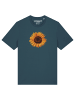 wat? Apparel T-Shirt Sonnenblume in Petrol