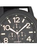 Oozoo Analog-Armbanduhr Oozoo Timepieces schwarz extra groß (ca. 46mm)