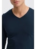 !SOLID V-Shirt SDBasil 21103003ME Langarmshirts im 2er-Pack in Blau
