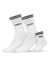 SNOCKS Retro-Tennissocken Familien-Set 3 Paar in Weiß (Retro)
