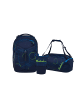 Satch Schulrucksack-Set MATCH "Blue Tech" 3-teilig in Blau