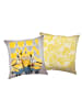 COFI 1453 Minions 1 Stück Crazy Mood Kissen Dekokissen Kuschelkissen mit in Mehrfarbig