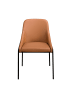 Angel Cerdá Stuhl 4161 in Orange/Schwarz – (B)53 x (H)83 x (T)59 cm