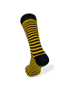 COFI 1453 Socken für Männer mit Bienenmuster aus Baumwollmischung in Gelb
