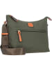 BRIC`s X-Bag Umhängetasche 32 cm in olivgruen
