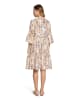 BETTY & CO Stufenkleid mit Print in Cream/Red
