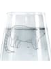 Mr. & Mrs. Panda Wasserglas Nasenbär ohne Spruch in Transparent