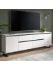 Inn.Furn TV-Lowboard weiß, schwarz, TV Unterschrank 188 cm, Soft-Close und Komforthöhe