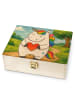Mr. & Mrs. Panda Teebox Einhorn Herz Design ohne Spruch in Weiß