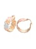 faina Women Huggie Earrings in Rose Gold