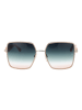 Ana Hickmann Frauen Sonnenbrille Quadratisch Rose