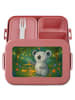 Mr. & Mrs. Panda Lunchbox Waage Astrologie Design ohne Spruch in Rot Pastell