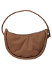 SANDQVIST Curve Half Moon Bag S - Umhängetasche 26 cm (black) in dark taupe
