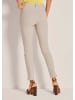 MADELEINE Schmale Skinny-Hose, Zippertaschen in berber