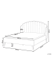 Beliani Doppelbett AMBILLOU in Beige/Schwarz - (W) 197 x (H) 126 x (L) 214 cm
