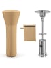 COSTWAY Wetterschutzhülle für Terrassenheizer 220 x 86,5 x 48,5 cm in Beige