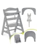 Hauck Hochstuhl Alpha Plus Grey - im Sparset in gray