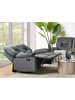 Beliani 2-Sitzer Sofa BERGEN in Grau/Schwarz - (W) 149 x (H) 101 x (L) 72 cm
