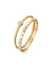 Elli DIAMONDS  Ring 375 Gelbgold Geo in Gold