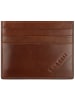 Bugatti Nobile Kreditkartenetui RFID Schutz Leder 10 cm cognac