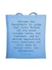 Mr. & Mrs. Panda Shopper Spruch Erleuchtung im Alltag mit Spruch in Sky Blue