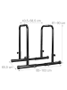 relaxdays Dip Barren in Schwarz - (B)85–103 x (H)81–90 x (T)65,5 cm