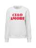 Marie Lund Sweatshirt in ecru rot - 0001