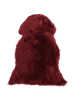 Beliani Schaffell ULURU in Rot - (W) 65 x (H) 8 x (L) 100 cm