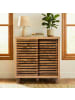 CALICOSY SIDEBOARD LIAM in Dunkles - (W) 80  x (H) 88,5  x (L) 29  cm