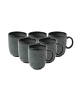 like. by Villeroy & Boch 6er Set Becher mit Henkel Lave in 400 ml in Gris