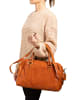 Viola Castellani Bowler-Tasche in COGNAC