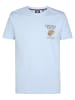 Petrol Industries T-Shirt mit Rückenprint Tijuana in Blau