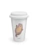 Mr. & Mrs. Panda To Go Becher Otter Umarmen ohne Spruch in Weiß