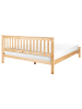 Beliani Doppelbett MAYENNE in Braun - (W) 189 x (H) 88 x (L) 208 cm