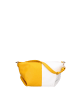ROBERTA ROSSI Schultertasche in YELLOW AND WHITE