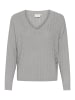 Kaffe Strickpullover KAlola Baggy fit in Grey Melange