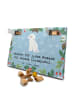 Mr. & Mrs. Panda Adventskalender Hund Kleinpudel Moment mit Spruch in Eisblau