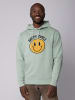 wat? Apparel Sweatshirt Happy times smiley emoji in Aloe