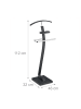 relaxdays Herrendiener in Grau/ Silber - (B)46 x (H)112 x (T)32 cm