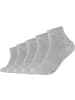 s.Oliver Unisex-Kurzsocken 5 Paar in grau