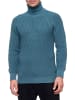 Rusty Neal Grobstrick Slim Fit Rollkragen-Pullover in Petrol