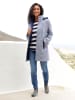 Heine Outdoorjacke in marine-ecru-meliert