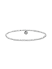 Luxenter Armband aus 925er Sterlingsilber mit Hämatit, rhodiniert – Berhew