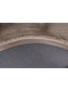 Kayoom Hochflor Teppich Rabbit in taupe - rund