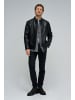 Salsa Jeans Lederjacke Biker in Black