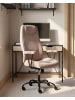 Beliani Bürostuhl TITAN in Beige/Schwarz/Silber - (W) 72 x (H) 118 x (L) 65 cm