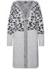Ulla Popken Strickjacke in hellgrau mélange