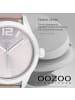 Oozoo Analog-Armbanduhr Oozoo Timepieces taupe, rosa extra groß (ca. 46mm)