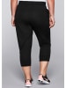 sheego Sweathose in schwarz