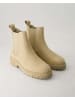 Zahira Chelsea Boots in Beige